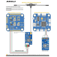thumbnail image 4 of ELRS Dual Band Nano Receiver 900MHz/2.4GHz ExpressLRS RX Receiver TCXO for RC FPV Long Range Drone Fixed Wing,1 * Receiver module 1 * Antenna 1 * Connecting Cable 2 * Heat Shrink Tube, 4 of 6