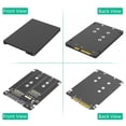 thumbnail image 3 of Dual M.2 B Clave NGFF SSD A 2.5 Adaptador SATA III 6GBPS Sin Controlador Con Recinto, 3 of 8