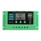 thumbnail image 1 of Controlador de carga solar Regulador de panel PWM Pantalla LCD ajustable 12V 24V Carcasa verde, 1 of 8