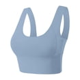 thumbnail image 4 of Blue Tank Tops for Women High Impact U Back Sports Bras for Women Wirefree In Padding Breathable for Running Yoga Gym, 4 of 4