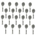 thumbnail image 3 of FENGGUIQU 20Ud Colgantes De De Tenis En Aleación Plata Para Joyería Y Manualidades, 3 of 8