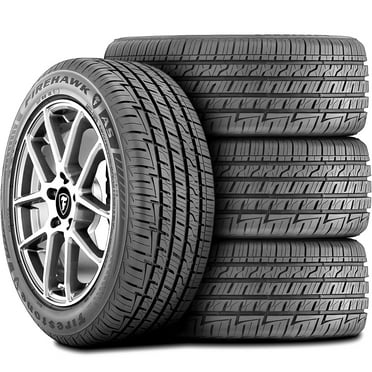 Set of 4 (FOUR) Firestone Firehawk AS 205/55R16 91H A/S Performance Tires Fits: 2012-13 Honda Civic EX-L, 2014-15 Honda Civic EX