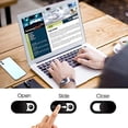 thumbnail image 2 of Camera Privacy Protection Ultra Thin Webcam Cover For Computers Laptops Tablet High Quality Cover 6PCS White, 2 of 7