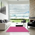 thumbnail image 7 of Ahgly Company Machine Washable Indoor Square Transitional Deep Pink Area Rugs, 3' Square, 7 of 7
