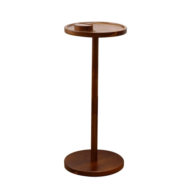 Mesa de madera reciente espacio redondeando espacio compacta de mesa compacta de beber moderna para balcón de la oficina de balcón de carne de balcón