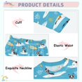 thumbnail image 4 of Dailycode Cotton Pajama Set Snug Fit Long Sleeve Top and Pants for 18M-8Y Dog on Water and Surfboard, 4 of 7