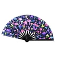 thumbnail image 1 of Esquirla Foldable Hand Fan Dance Fan Large Handheld Fan for Wedding Birthday Festival Jellyfish, 1 of 8