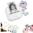 thumbnail image 1 of HLONK Print Pod  Print Pods Mini Printer  Pocket Mini Printer  Mini Pocket Sticker Printer Inkless Sticker Printer for DIY Scrapbook  Fast Printing Portable Mini Thermal Printer (Full Gre, 1 of 8