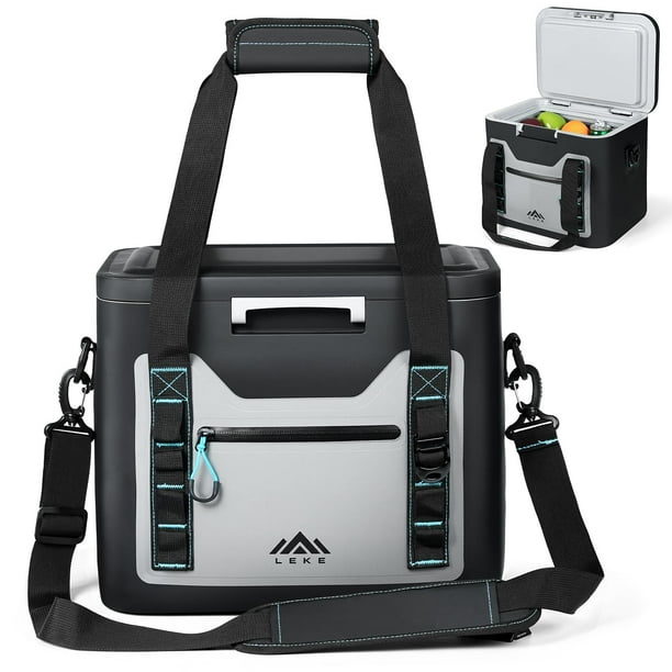 Mochila Cooler Lekesky con aislamiento suave para 20 latas, a prueba de fugas
