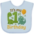 thumbnail image 3 of Inktastic Dinosaur 1st Birthday Cute Dino Theme Boys or Girls Baby Bib, 3 of 4