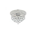 thumbnail image 4 of Primo 3 light Chrome Flush Mount Clear Royal Cut Crystal, 4 of 9