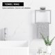 thumbnail image 5 of Juego De Accesorios De Baño De Níquel Cepillado De 5 Piezas, Juego De Barra Para Toallas De Baño De 23,6 Pulgadas, Juego De Accesorios De Baño De Acero Inoxidable, Toalleros Para Baño Montado En La Pa, 5 of 5