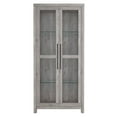 thumbnail image 6 of BELLEZE Storage Cabinet, Tall Bookshelf or Display Cabinet For Living Room Bedroom, Curio Cabinet with Tempered Glass Doors, Trophy Display Case, Storage/Organization - Avalon (Gray Wash), 6 of 7