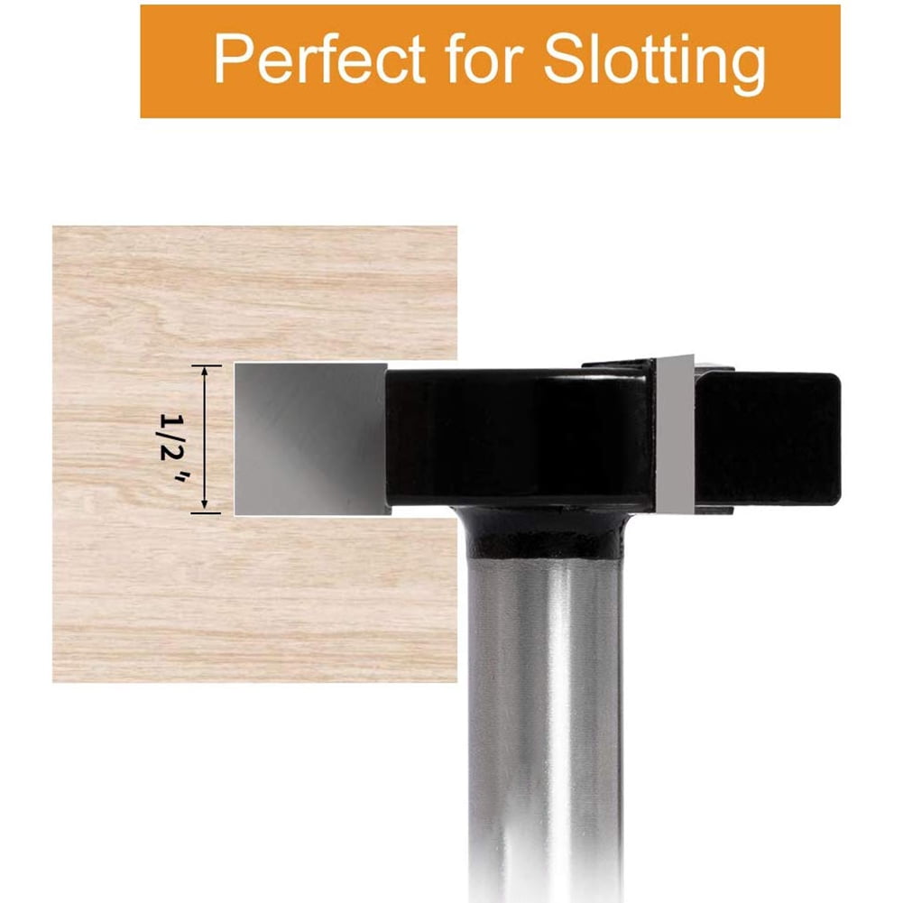 Professional 12Mm Shank Router Bit Router Bit Anti-Kickback Design T‑Shaped 65 X 10Mm For Fast And Easy Cleaning Trimming And Slotting/Grooving Professional 12Mm Shank Router Bit Router Bit Anti-Kickback Design T‑Shaped 65 X 10Mm For Fast And Easy Cleaning Trimming And Slotting/Grooving