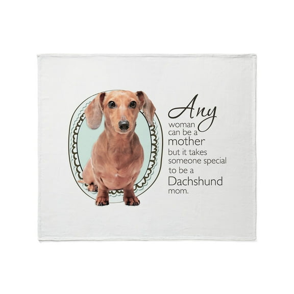 CafePress - Dachshund Mom Throw Blanket - Soft Fleece Throw Blanket, 50"x60" Stadium Blanket