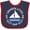 Navy and Red, variant on Inktastic My Grandpa Loves Me Grandson Sailboat Boys Baby Bib