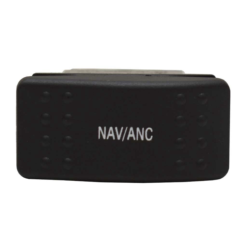 Carling On/Off/On Contura II Boat Rocker Switch | Nav/Anc 6-Spade