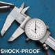 thumbnail image 4 of Dial Vernier calibrador deslizante 0-150mm medición de Metal a prueba de golpes mm/pulgada calibre acero al carbono micrómetro métrico reiniciable Inevent TO000978-01B, 4 of 7