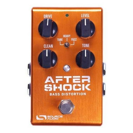 Source Audio One Series AfterShock Bass Distortion Bass Effect (Best Bass Effects Pedals)