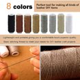 thumbnail image 4 of Leather Working Tools, Large Eye Stitching Needles Professional Tape Measure Leather Repair Sewing Kit  for DIY Leather Craft, 4 of 7