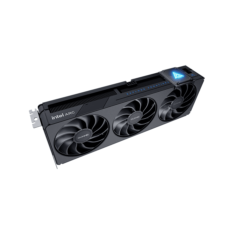 GUNNIR Intel Arc B570 Photon 10G OC Gaming Graphics Card (PCIe 4.0, 10GB GDDR6, HDMI 2.1) Black