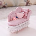 thumbnail image 3 of Velvet Sofa Jewelry Box, Compartments Neck Display Jewelry Organizer Jewelry, 3 of 8