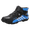 Black and blue, variant on Men's And Women's All-season Motorcycle Riding Boots And Motorcycle Shoes,Black red,46