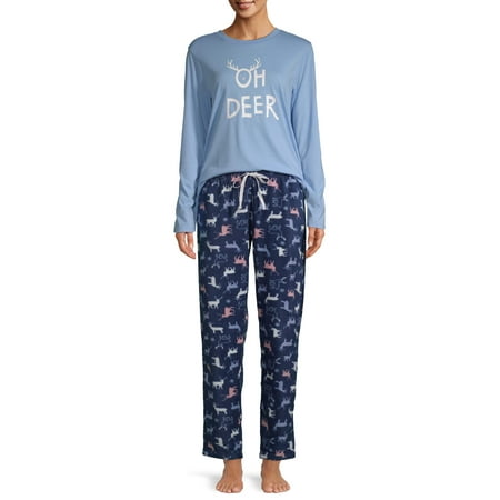 EV1 from Ellen DeGeneres Oh Deer Pajama Pant Set Women's