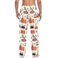 thumbnail image 4 of FORMRS Mens Pajama Pants with Pockets Sleepwear Lounge Bottoms Sizes S-2XL, Christmas Gift Train, 4 of 7