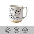 thumbnail image 5 of Cat Cartoon Vector Coffee Mug, 17oz Large Capacity, 5 of 6