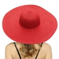 thumbnail image 2 of Wide Brim Sun Hats for Women UPF Sun Hats UV Protection Packable for Hiking and Beach Summer Hats For Women Wide Bongrace Women Straw Beach Hat Little Girl Sun Cap Foldable Ladies Hats, 2 of 3
