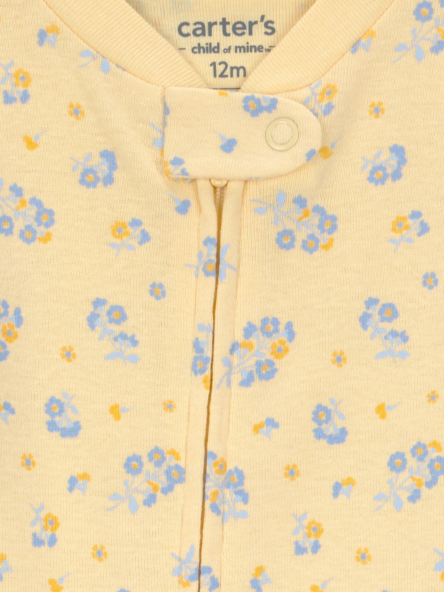 Carter's Child of Mine Baby and Toddler Pajama, One-Piece, Sizes 12M-5T