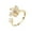 Gold, variant on BKBP Windmill Rotatable Ring Personalized Simple Decompression Anxiety Rings Stress Bead Size Adjustable Open Design Inlaid Cubic Zirconia Shape Jewelry Minimalist Great Gift for Her
