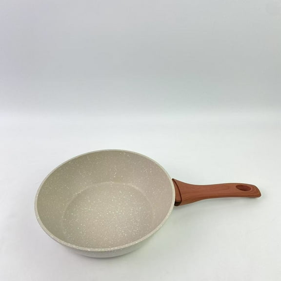 OzawaBear Skillets,Nonstick Ceramic Frying Pan Skillet, White - 9.5 Inch