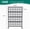 Black Circle, variant on Acekid Freestanding Metal Privacy Screen Outdoor 1PC, Rust-Resistant Decorative Divider, White Stripe