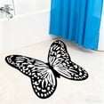 thumbnail image 6 of Wooowa Elegant Butterfly Accent Rug - 15.7"x11.8" Soft Floor Decor for Living Room Bedroom Home Entryway Accents, 6 of 7