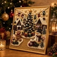 thumbnail image 3 of DIY Christmas Pearl Diamond Painting Art Kit with Frame, Christmas Pearl Beads Art DIY Christmas Pearl Diamond Painting Art Kit Gemstone Diamond Dots Beads for Home Wall Decor, 3 of 12