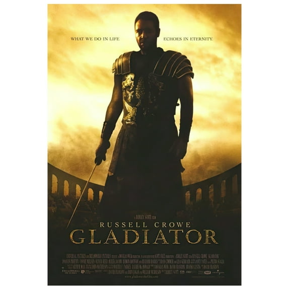 Gladiator Movie Poster 11inx17in Poster Entertainment Decor Art Poster 11x17 Unframed, Age: Adults, Rectangle Best Posters