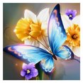 thumbnail image 1 of Cuadros Decorativos DIY 5D mosaico mariposa Animal completo taladro redondo diamante resina pintura Kit Sywqhk Nuevos Originales, 1 of 9