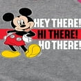 thumbnail image 3 of Mickey & Friends - Hey There Hi There - Toddler And Youth Girls Raglan Graphic T-Shirt, 3 of 5