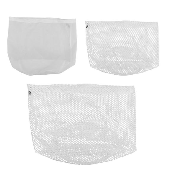 GOOHOCHY  3 Pcs Large Laundry Bag Clothes Wash Bags Clothing Travel White