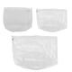 thumbnail image 1 of Bolsa de lavandería de 3 piezas, práctica bolsa de malla con cordón, organizador de ropa, color blanco, 1 of 7