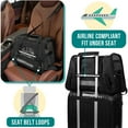 thumbnail image 6 of PetAmi Airline Approved Pet Carrier for Cat, Soft Sided Dog Carrier for Small Dogs, Cat Travel Supplies Accessories for Indoor Cats, Ventilated Pet Carrying Bag Medium Large Kitten Puppy, Small Black, 6 of 7