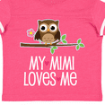 thumbnail image 4 of Inktastic Mimi Loves Me Girls Owl Girls Toddler T-Shirt, 4 of 5