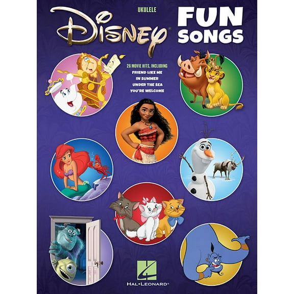 Disney Fun Songs for Ukulele, (Paperback)