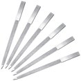 thumbnail image 1 of Stainless Steel Double Sided Nail File, Metal File Buffer for Fingernails Toenails, Manicure Files, Fine Grit, Round Tips, Durable, Portable for Travel, Suitable for Men and Women, 1 of 6