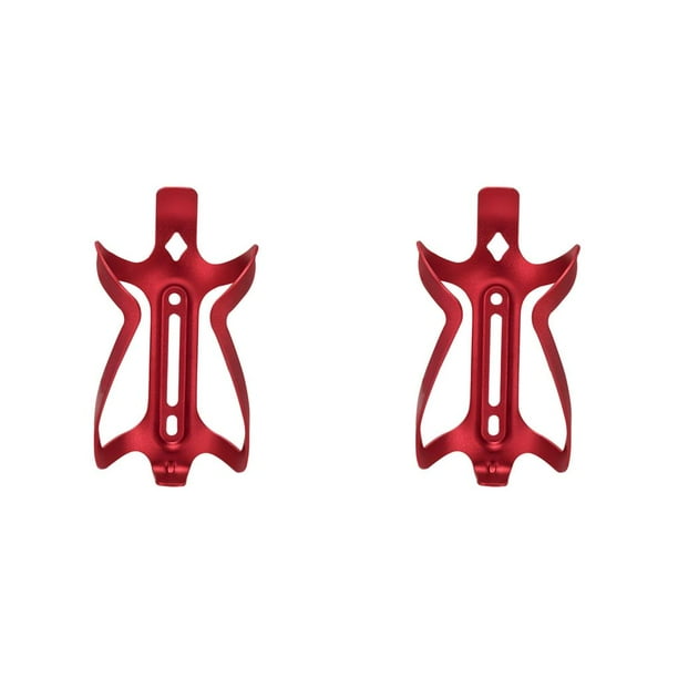 Soporte Universal Eigraketly para Botella de Agua de Bicicleta Doble Cara Negro Rojo