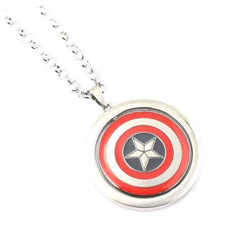 Captain America Fashion Novelty Pendant Necklace Movie Comic