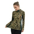 thumbnail image 7 of BASSDASH Women's UPF 50+ Camo Hunting Hoodie with Neck Gaiter Breathable Performance Long Sleeve Fishing Hooded Tee FS03W, 7 of 7
