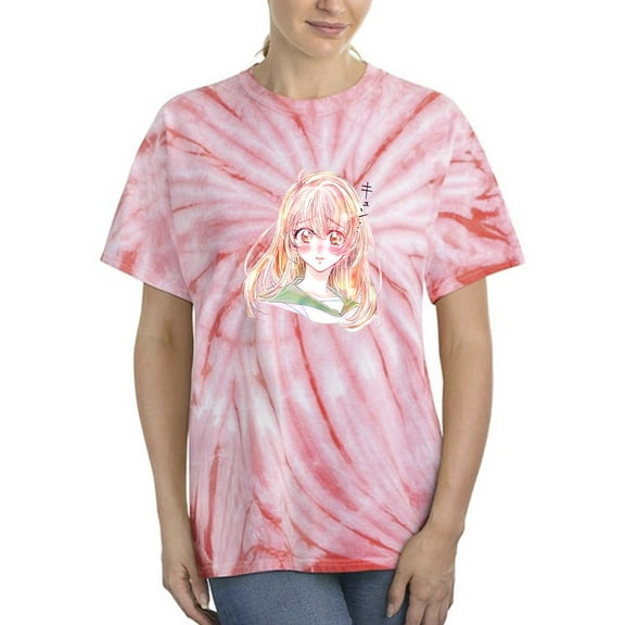Manga Schoolgirl Kyun? Tie Dye Cyclone Women -Image by Shutterstock, Female Small